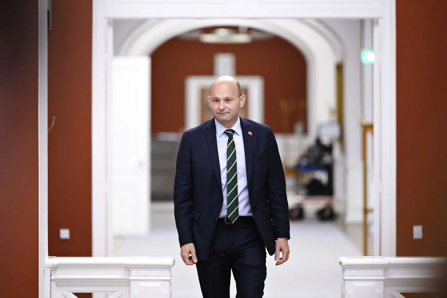 Findes der nogen, som ikke forventede valg i september, spørger Det Konservative Folkepartis formand, Søren Pape Poulsen, efter at De Radikale har meldt ud, at de ikke bakker op om en advokatvurdering af Minkkommissionens beretning. I stedet vil partiet have et hurtigt valg. Philip Davali/Ritzau Scanpix