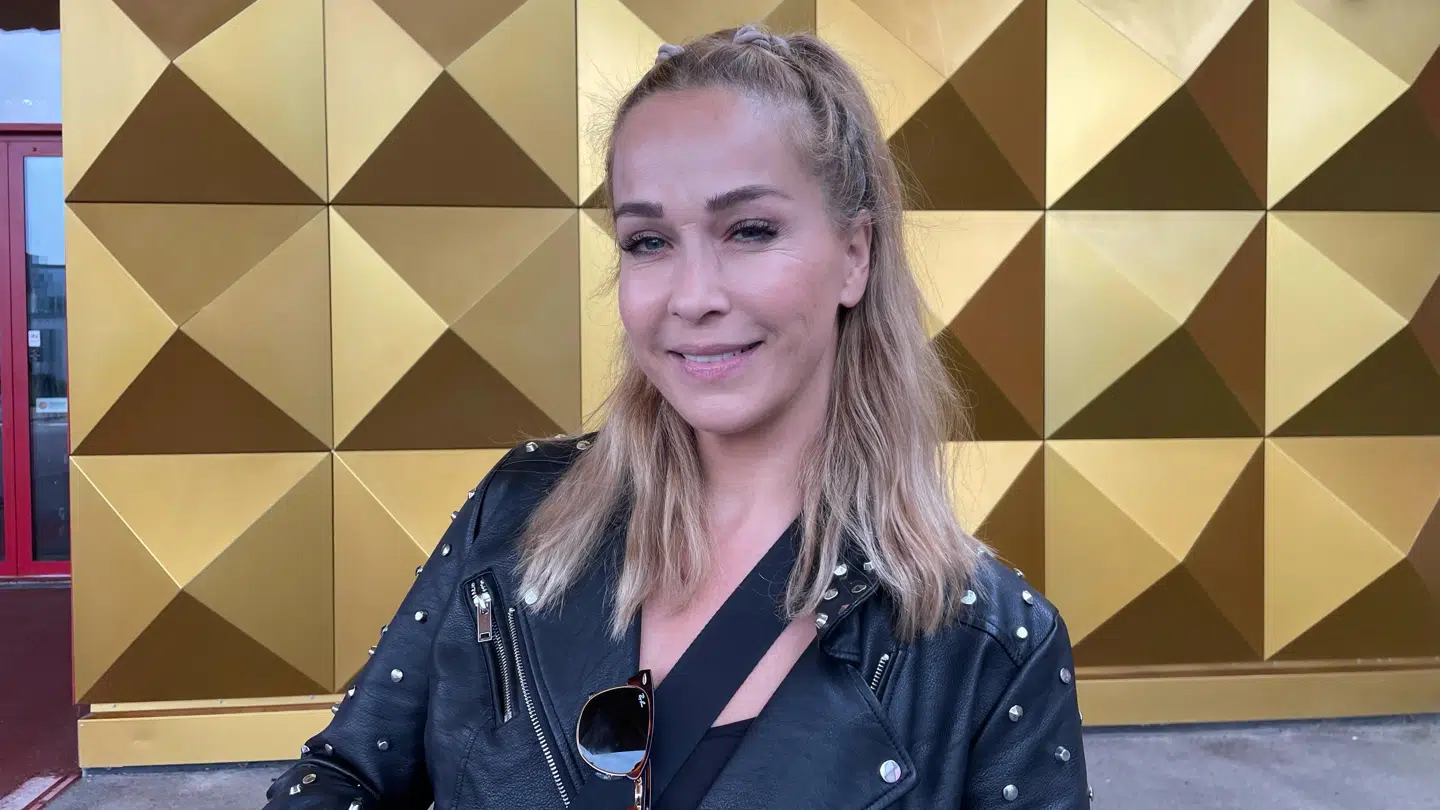 Ibi Støving til Røde Kors' ambassadørmøde fredagen under Roskilde Festival på Ragnarock-museet i Roskilde.