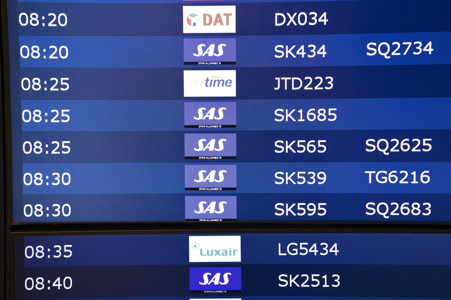 SAS flyver også onsdag, torsdag og fredag, efter at en norsk mægler har udskudt en pilotstrejke med tre dage (Arkivfoto). Nils Meilvang/Ritzau Scanpix