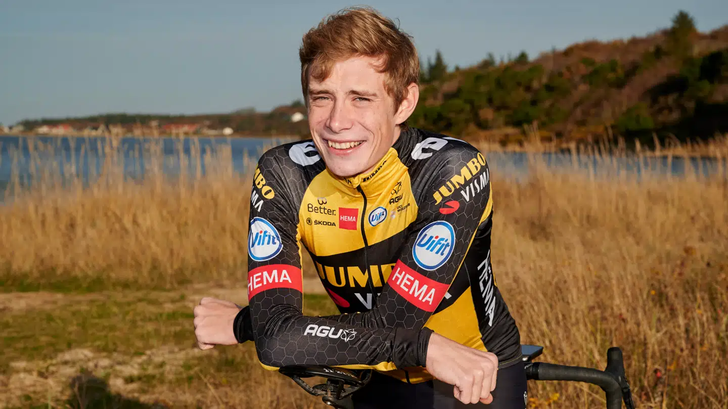 Jonas Vingegaard blev sidste år far til lille Frida.