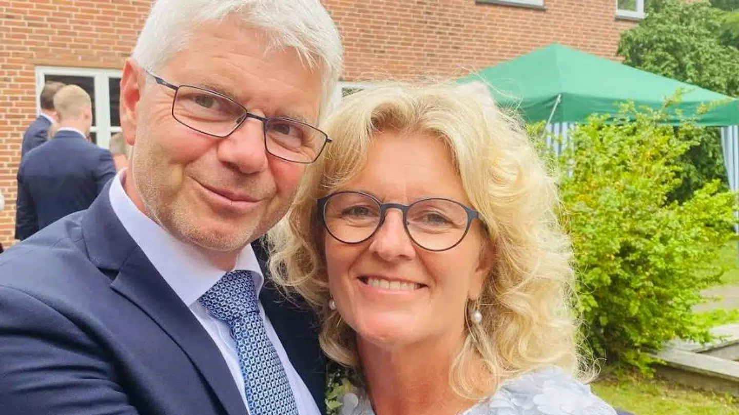 Her ses ægteparret Klaus Hegnby og Nicoline Damkjær, der på onsdag skulle have været på en fem ugers bryllupsrejse. Men det er samme dag, piloterne hos SAS har varslet strejke. Foto: Privat.