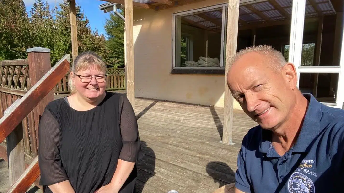 Susanne og hendes bostøtteperson Søren, som igennem flere år har hjulpet hende med at håndtere sin sygdom.