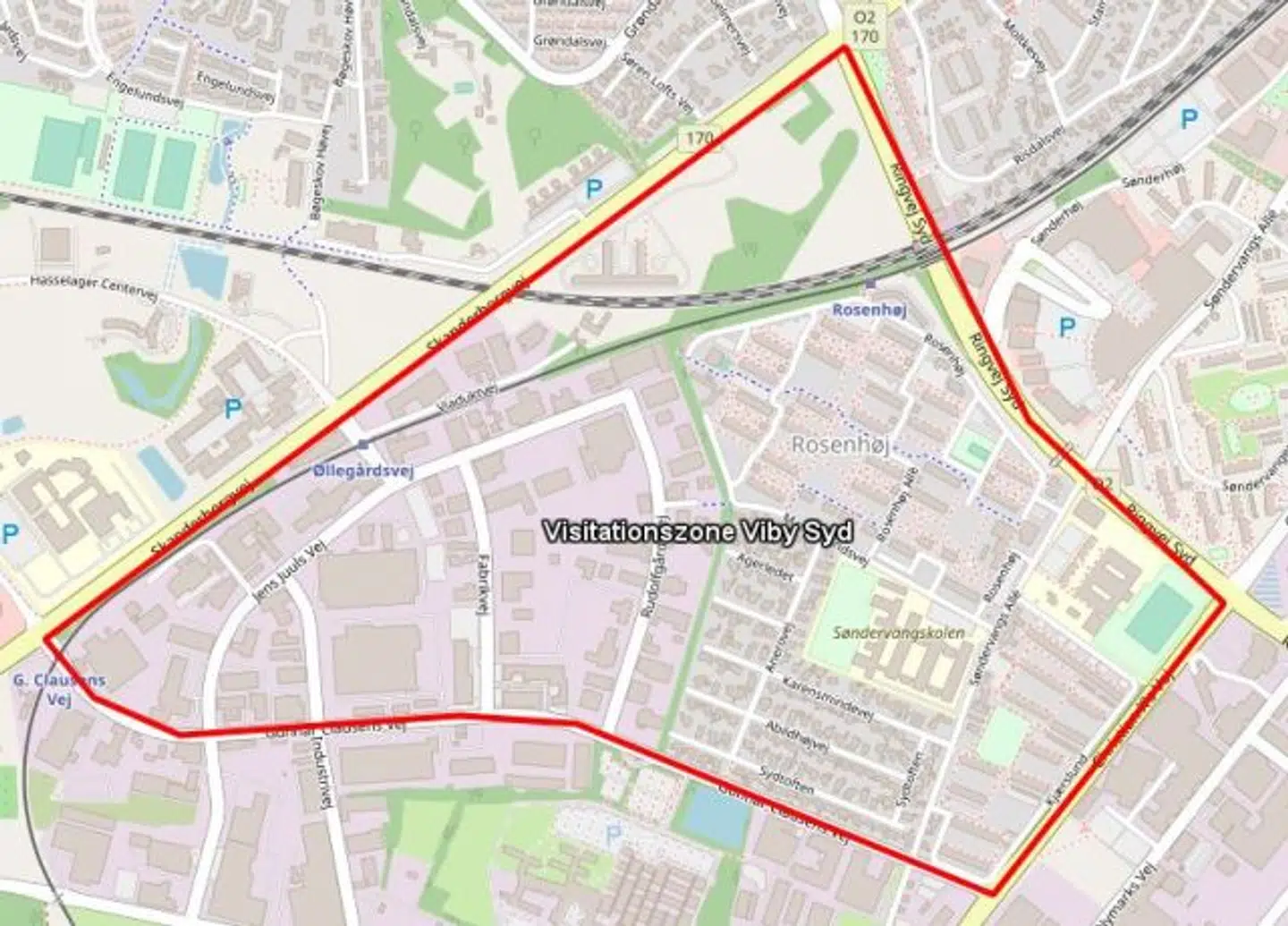 Tre nye visitationszoner fra torsdan aften i Aarhus.