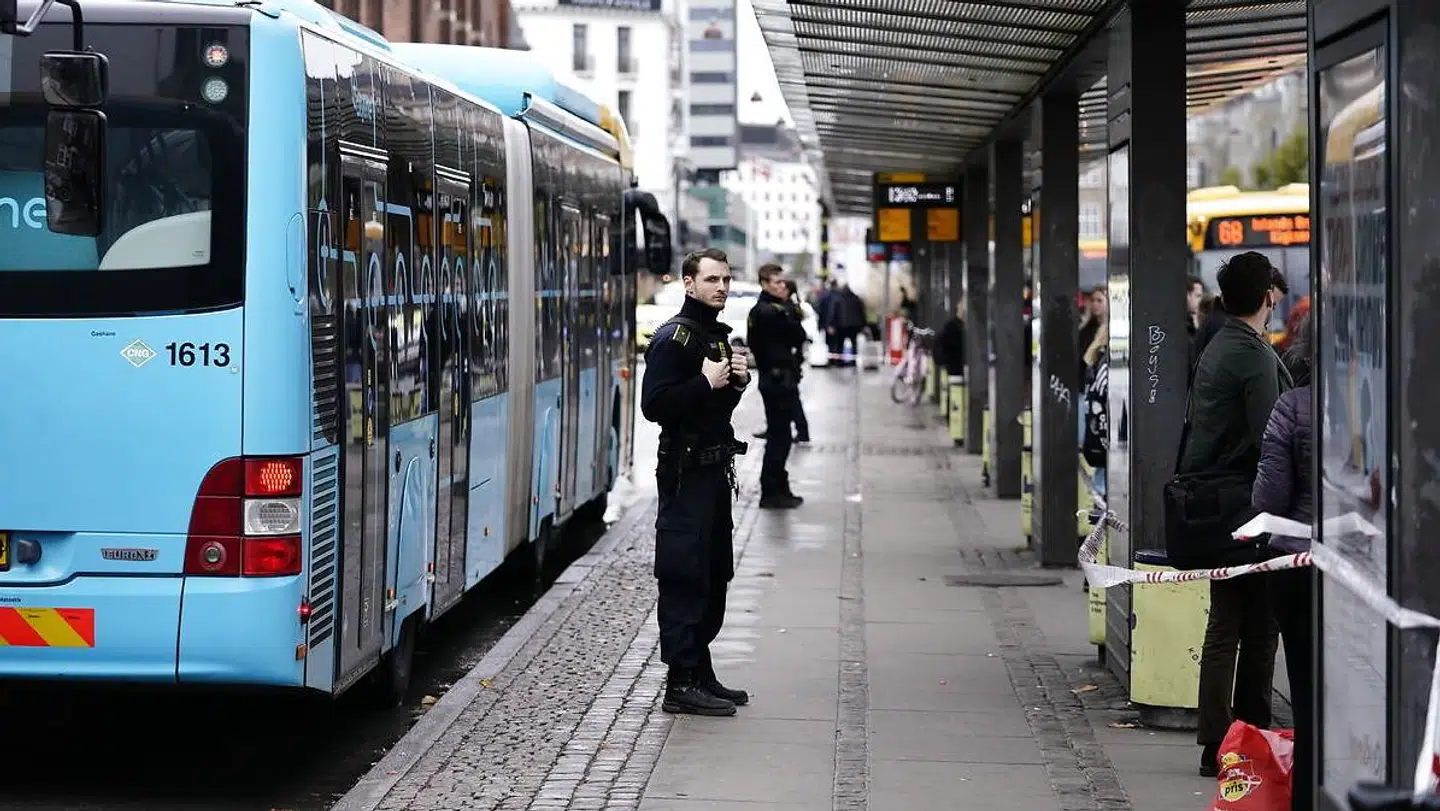 Banegårdspladsen ved Københavns Hovedbanegård er det næstmest udsatte sted. Arkivfoto.
