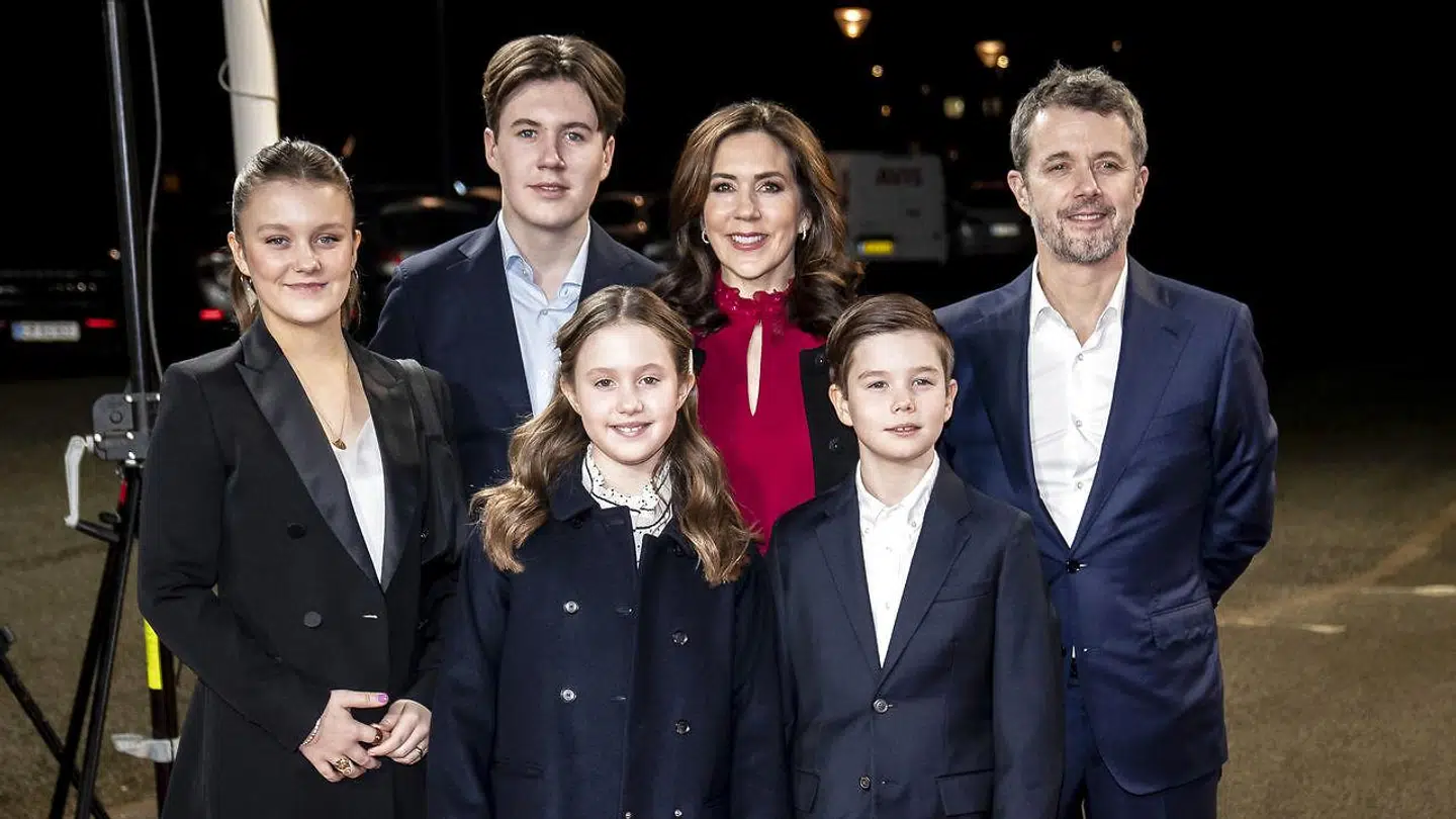 (ARKIV) Prinsesse Isabella, prins Christian, kronprinsesse Mary, kronprins Frederik, prinsesse Josephine og prins Vincent.