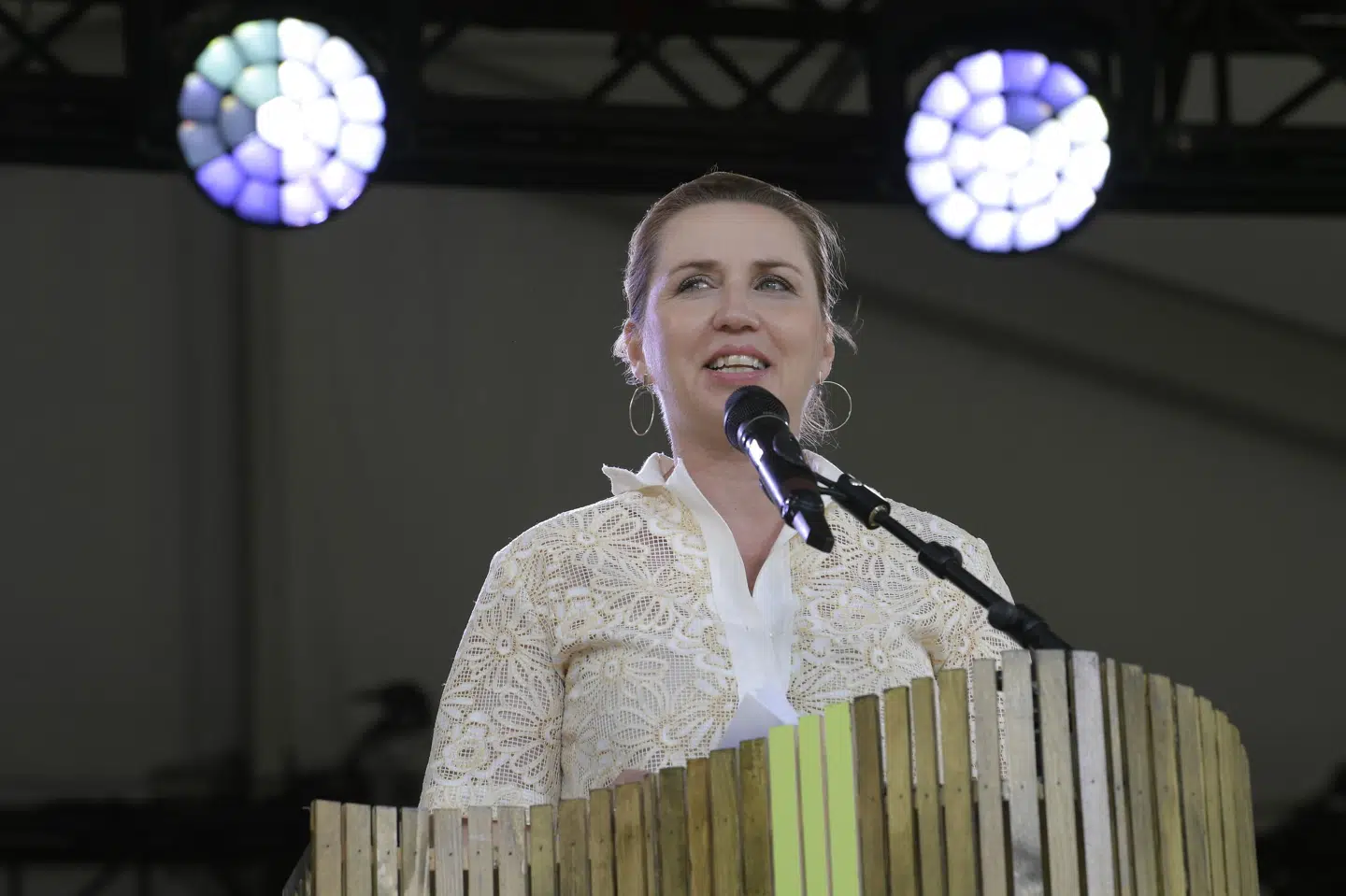 - Vi har en entydig interesse i at holde Ukraine så tæt på som muligt. Det er vigtigt at holde fast i, at der er en række krav, der skal være opfyldt, for at man kan bive medlem, siger Mette Frederiksen (S). Nils Meilvang/Ritzau Scanpix