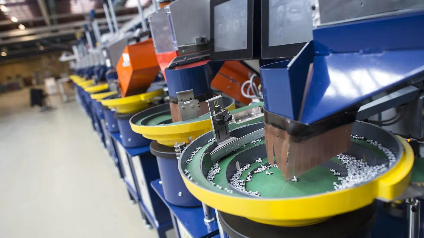 LEGO - Billund - Lego fabrikken - Her pakkeriet der skal nedlægges - Man er igang med at flytte maskiner ud og produktionen bliver mindre og mindre. Produktionen flyttes til en ny fabrik i Tjekkiet.