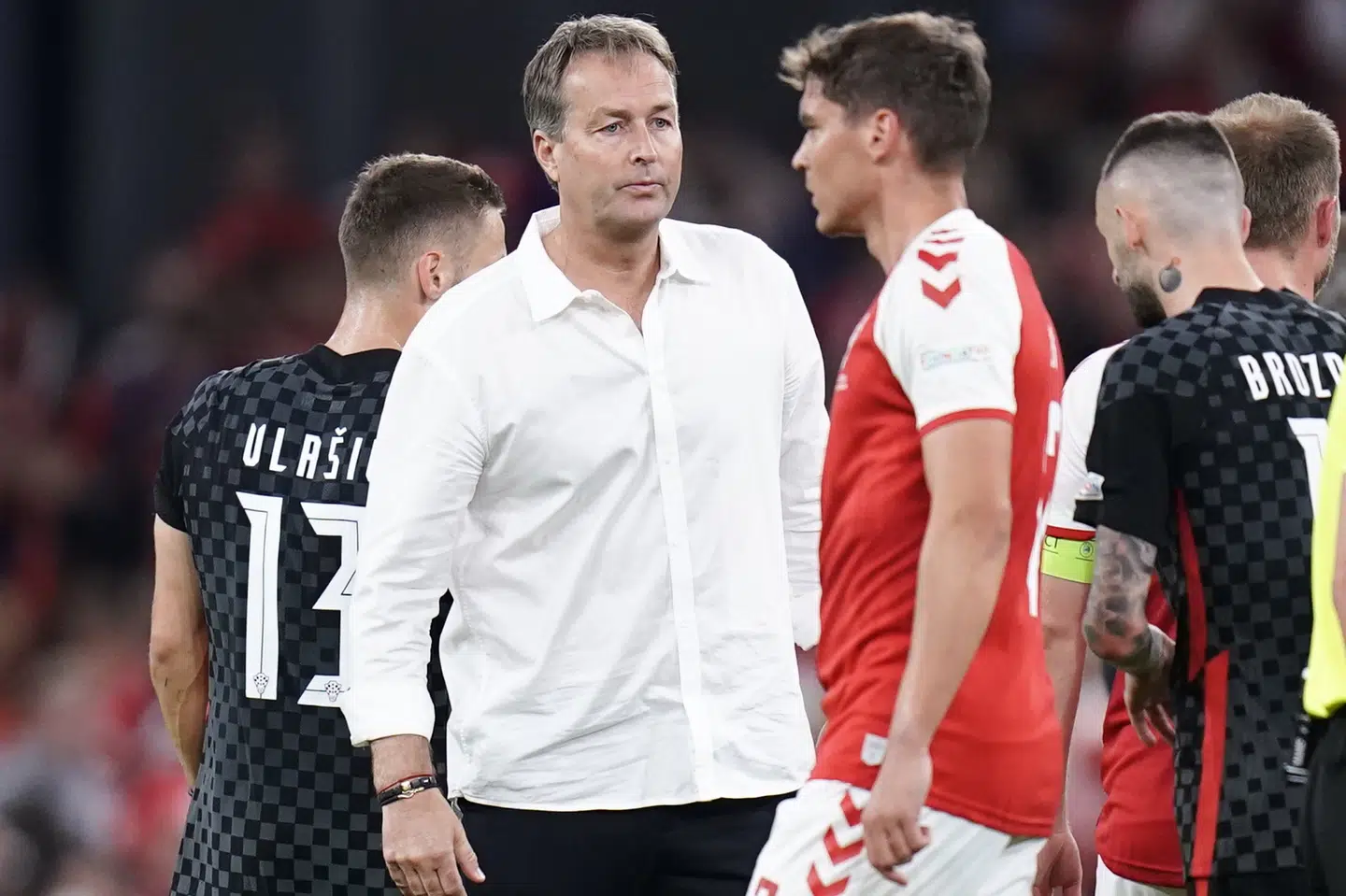 Kasper Hjulmand var ærgerlig over nederlaget til Kroatien, men er stadig optimist på Danmarks vegne i Nations League. Liselotte Sabroe/Ritzau Scanpix