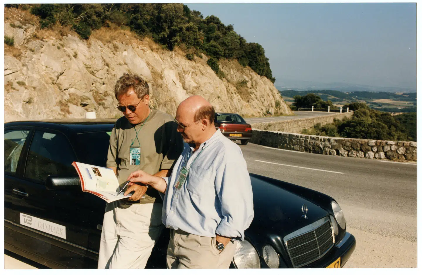 Jørgen Leth og Jørn Mader (th.)