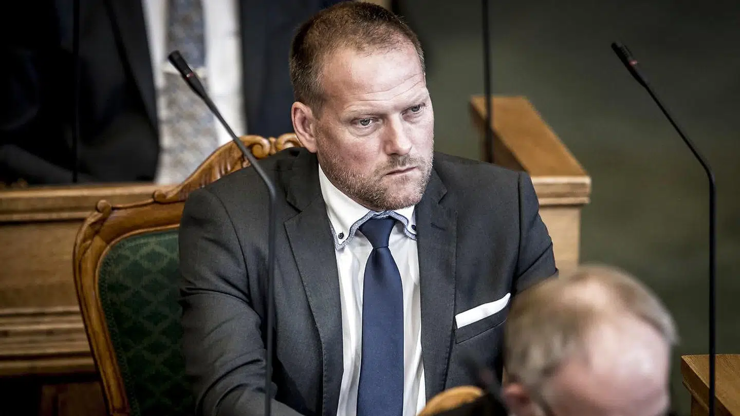 René Christensen i Folketingssalen. Arkivfoto.