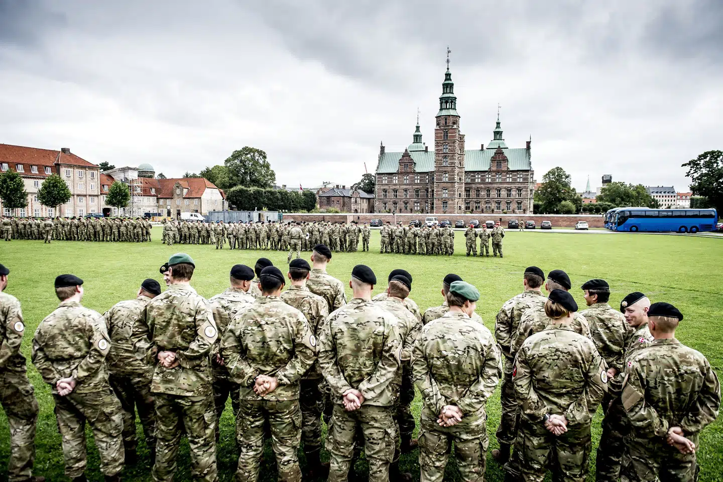 Står det til Venstre, skal de unges værnepligtsperiode være lang nok til, at de kan kæmpe mod en fjende, når de er færdige. (Arkivfoto). Mads Claus Rasmussen/Ritzau Scanpix
