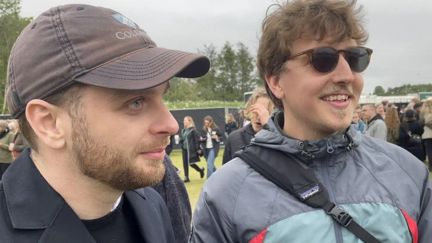 Vennerne Gustav og Frank.
