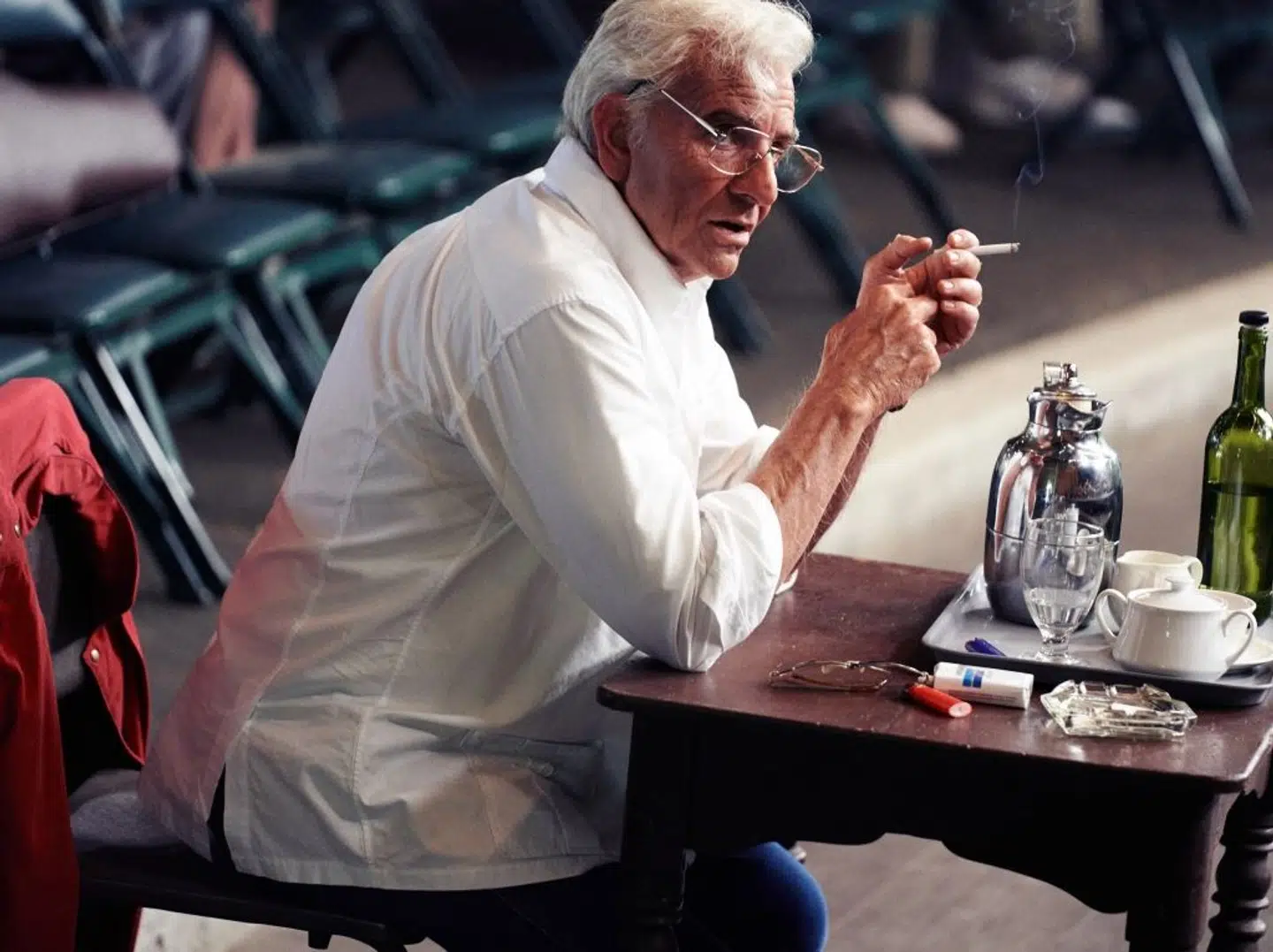 Bradley Cooper som Leonard Bernstein i Netflix-filmen 'Maestro'.