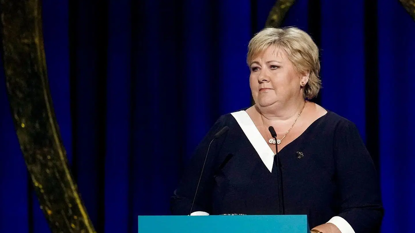 Erna Solberg.
