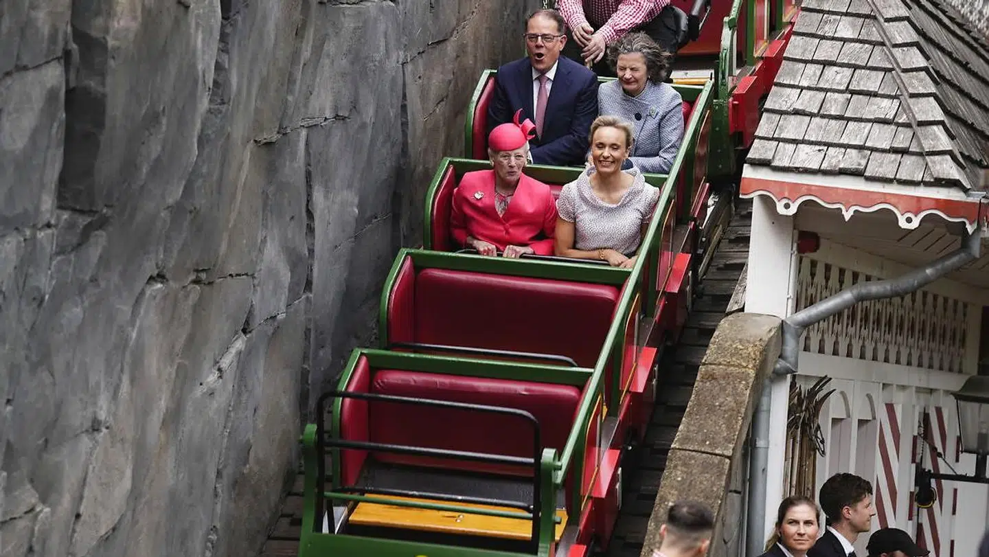 Der var gang i den, da Dronningen besøgte Tivoli.