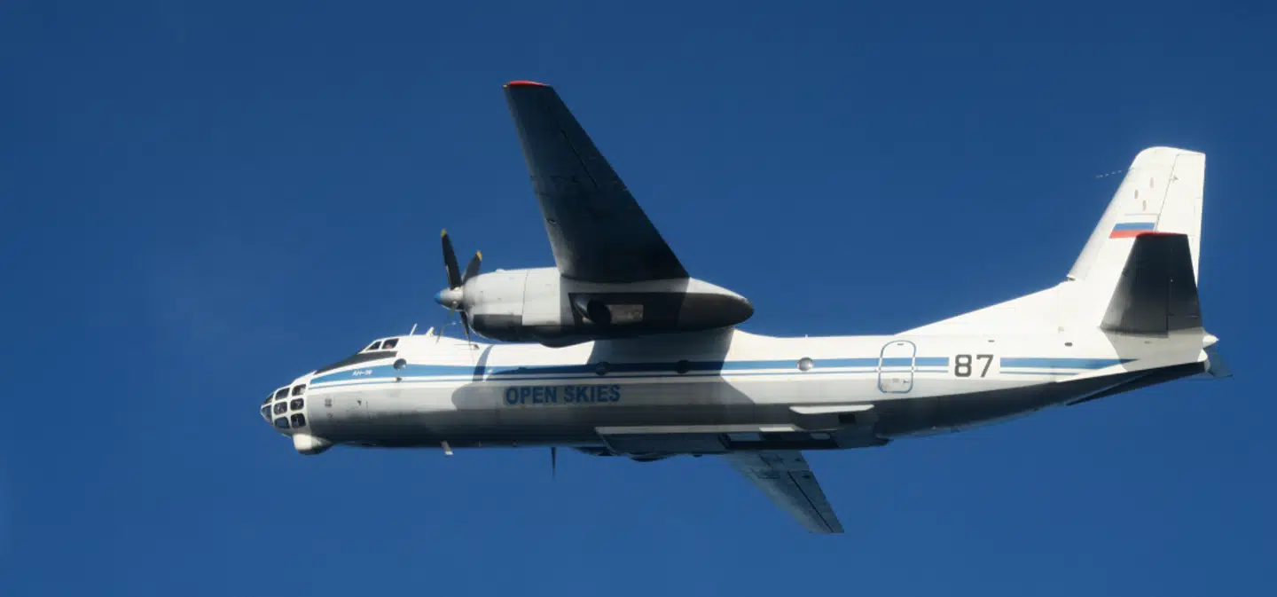 Det var sådan en type overvågningsfly, som fløj ind i dansk luftrum.