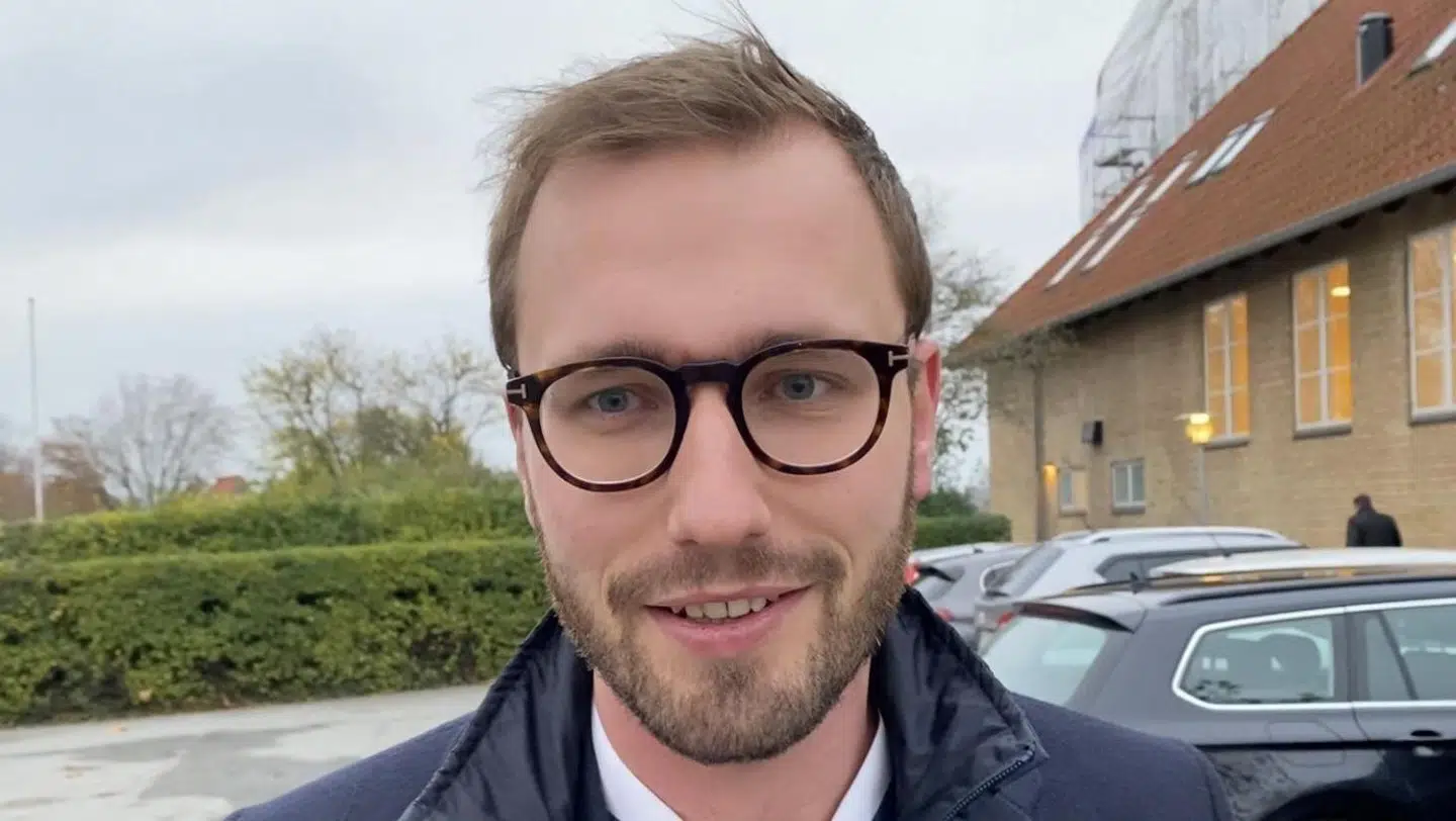 Christoffer Lilleholt fra Venstre kan på ingen måde se sig selv i den nye konstituering i Odense. Foto: Jeppe Kanstrup