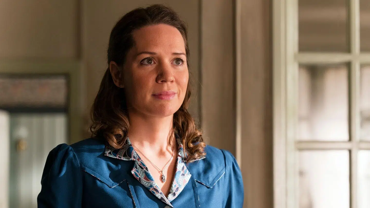 Amalie Dollerup som Amanda i 'Badehotellet'.