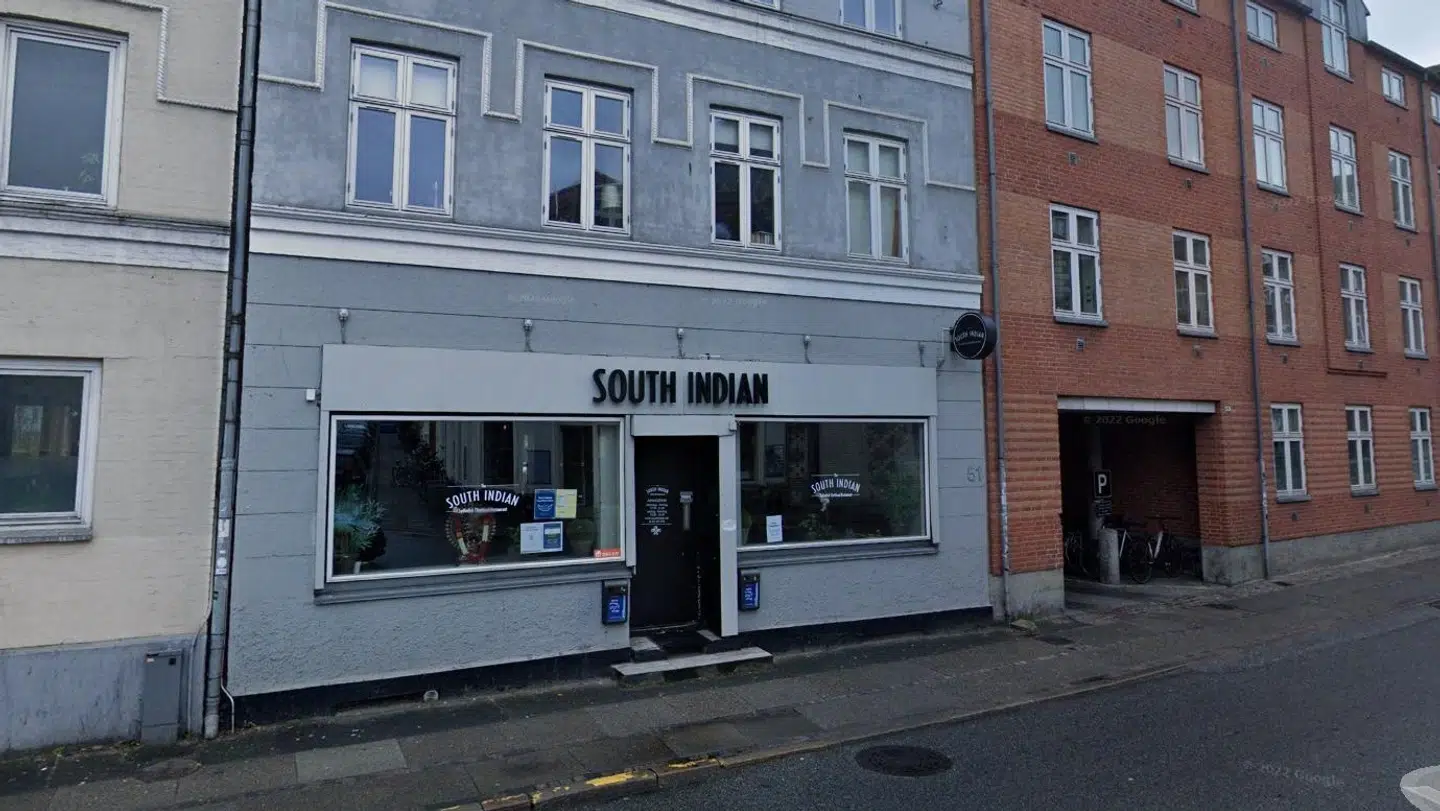 The South Indian ligger på Nørre Allé 51 i Aarhus C.