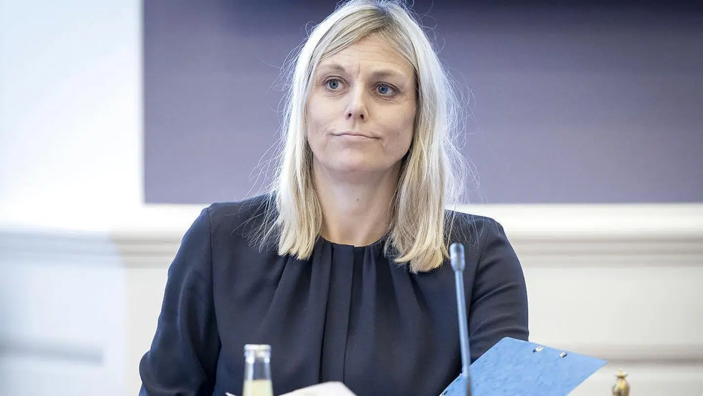 Torsdag formiddag præsenterer transportminister Trine Bramsen forslag til, hvor slammen så kan bringes, når den ikke længere skal dumpes i Køge Bugt.  (Foto: Liselotte Sabroe/Ritzau Scanpix)