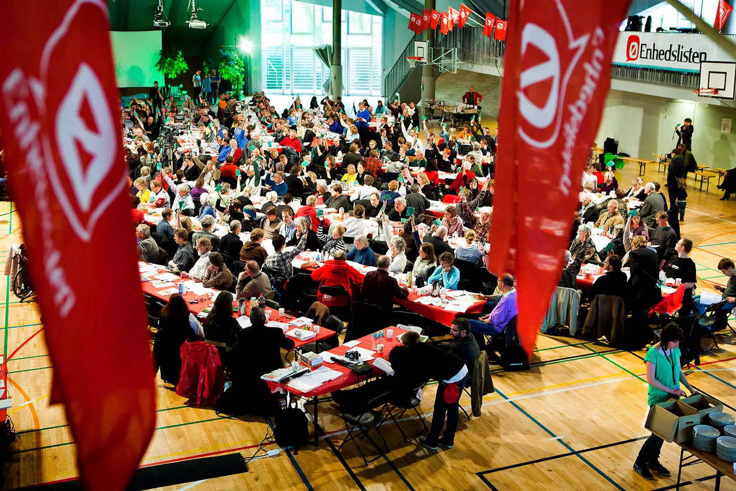 Enhedslisten afholder årsmøde den kommende weekend i Hafnia Hallen i København.