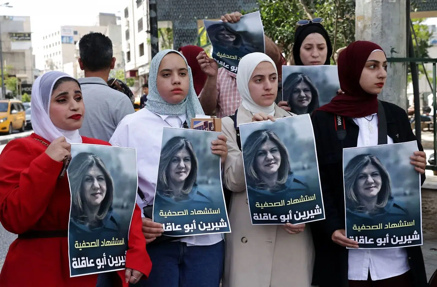 Shireen Abu Aqleh mindes onsdag på gaden i Hebron, der ligger på Vestbredden.