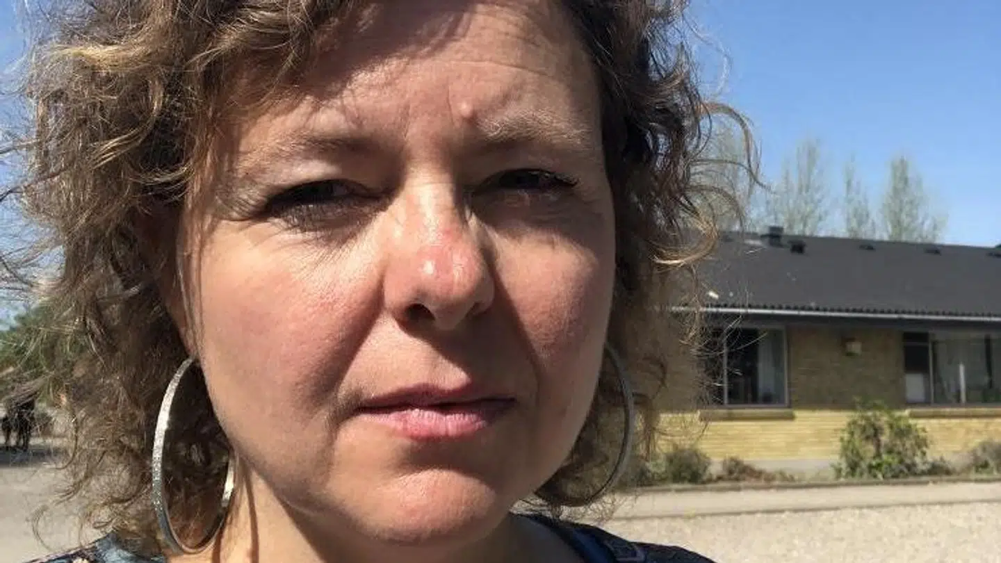 Maja Kvist er skoleleder på Gislev Friskole, hvor der fredag udbrød brand.