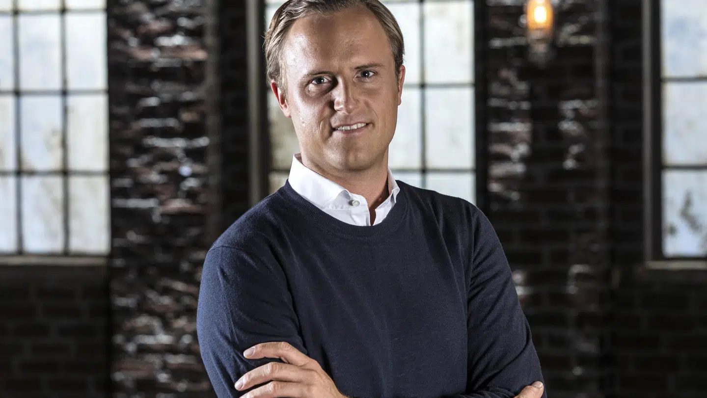 Christian Arnstedt i 'Løvens hule'.
