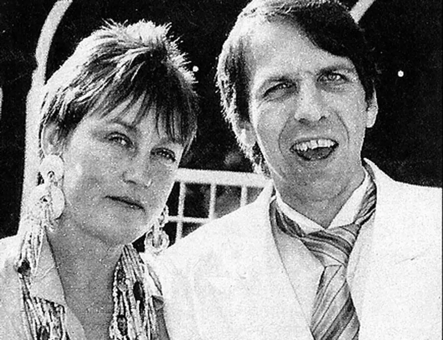 En noget yngre udgave af Jacob Haugaard og hans kone, Ilse Wilmot.