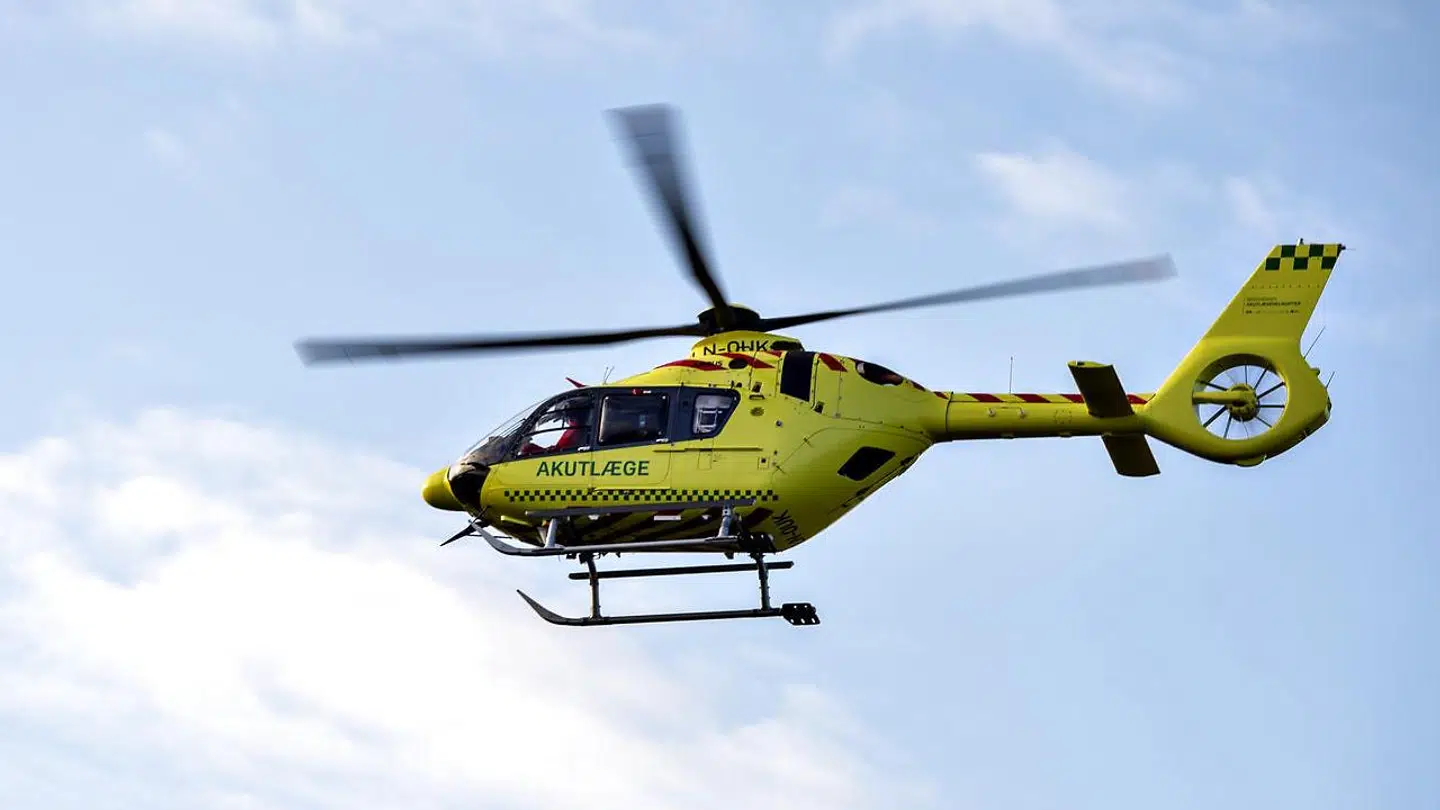 Lægehelikopter. Arkivfoto.