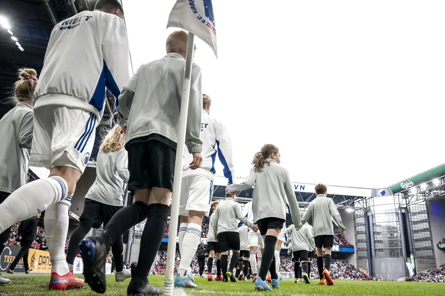 FC København fører Superligaen med tre point ned til FC Midtjylland med fire runder tilbage af sæsonen. Mads Claus Rasmussen/Ritzau Scanpix