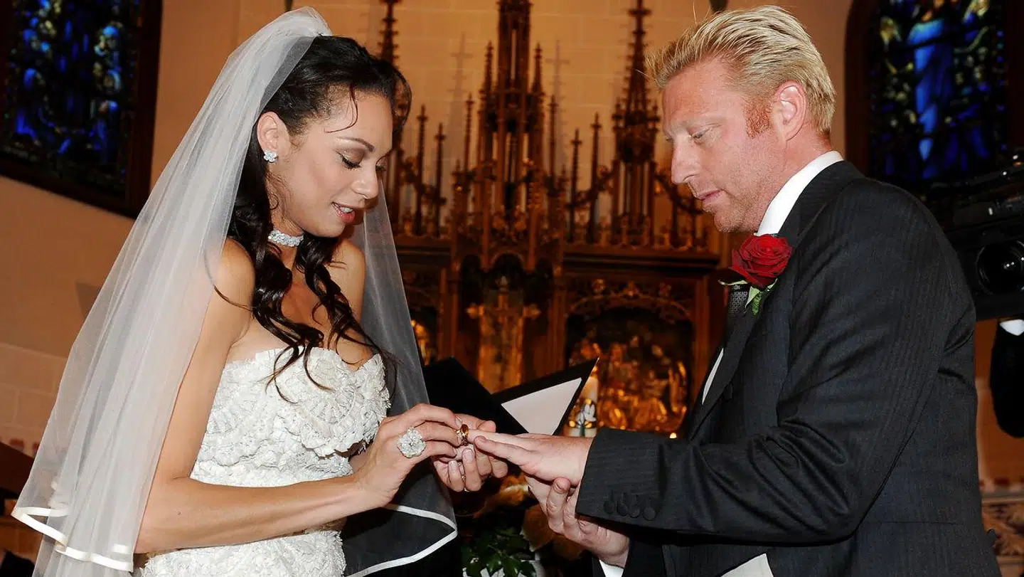 Brylluppet i 2009 mellem Lilly og Boris Becker.