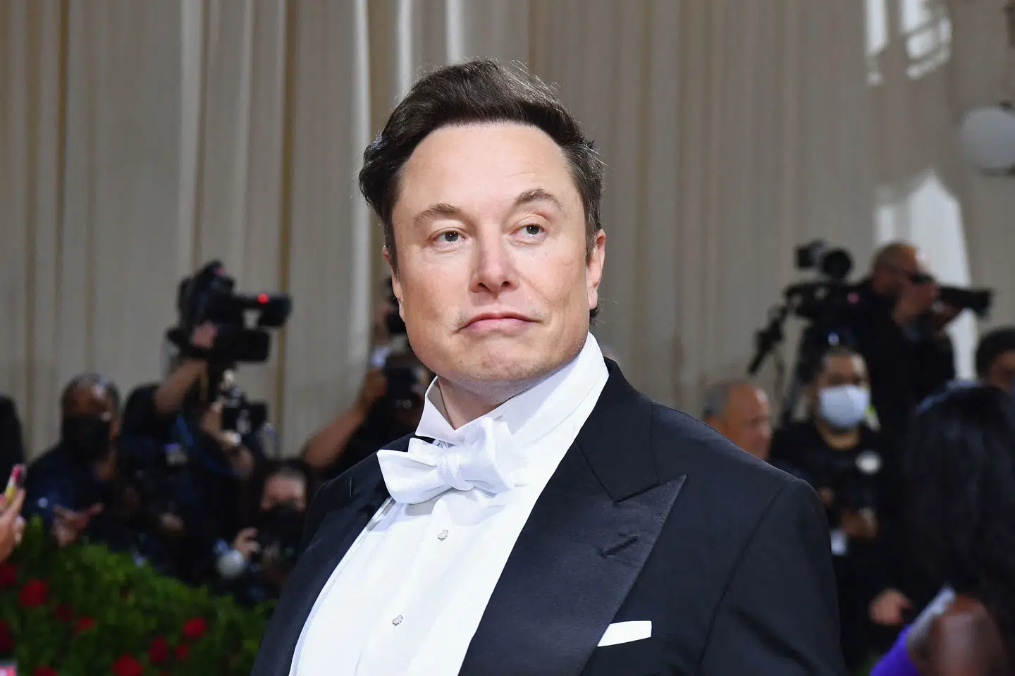 Elon Musk deltog søndag amerikansk tid i Met Gala. Angela Weiss/Ritzau Scanpix