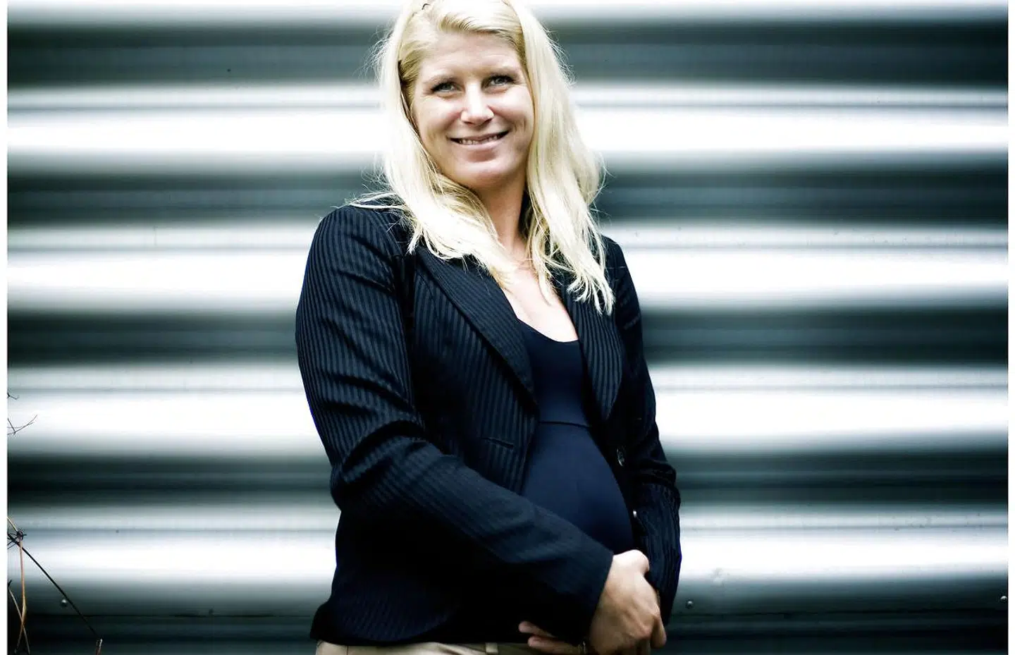 Foto fra 2006, hvor Rikke Hørlykke var gravid i 5. måned.