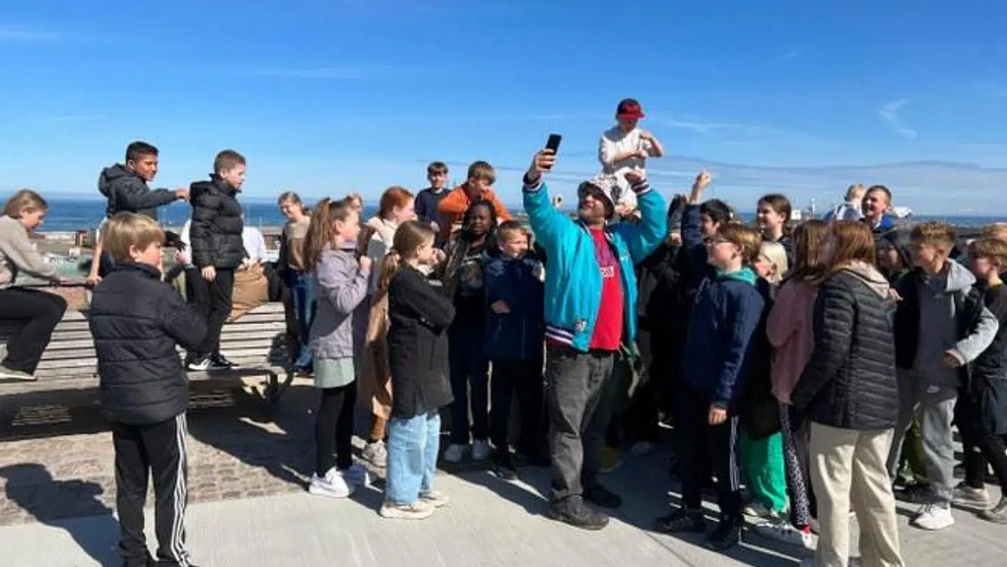 Han har besøgt flere skoler i Nordjylland, og i starten af maj besøger han landsdelen igen.