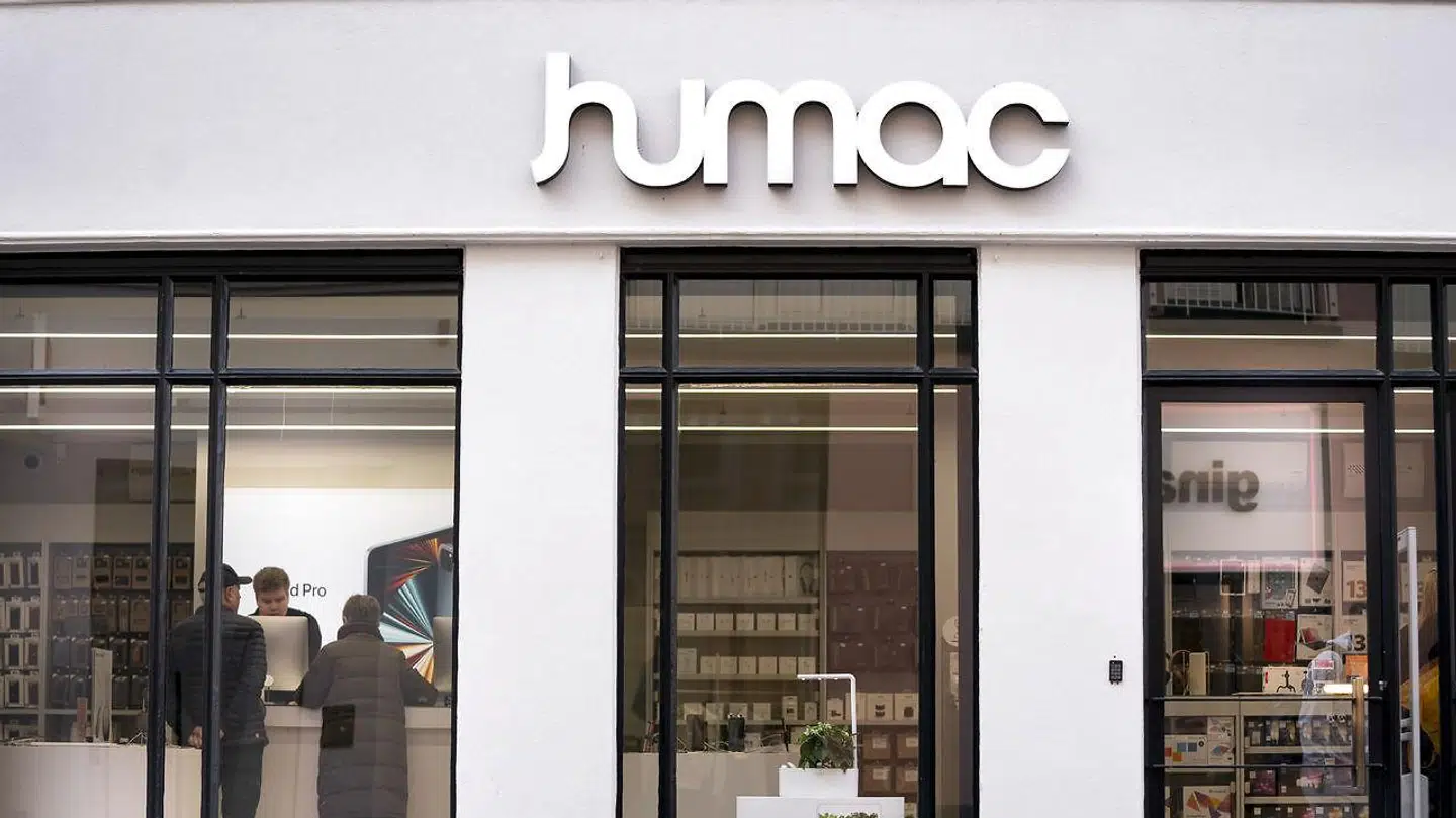 Humac A/S bliver danskejet. Her kædens butik på Strøget i København. (Arkivfoto)