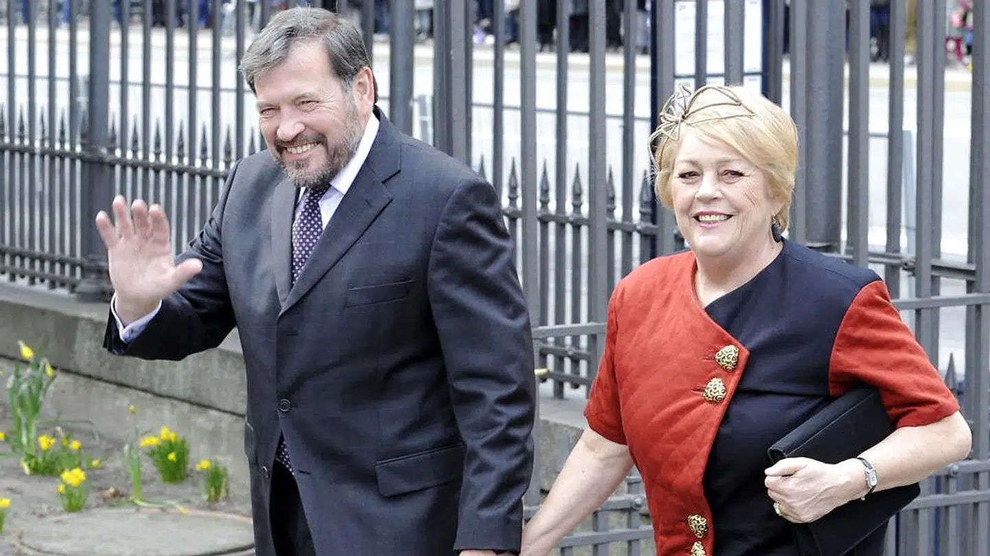 John Donaldson og hans kone Susan under et besøg i Danmark i 2011 i forbindelse med dåben af prins Vincent og prinsesse Josephine.