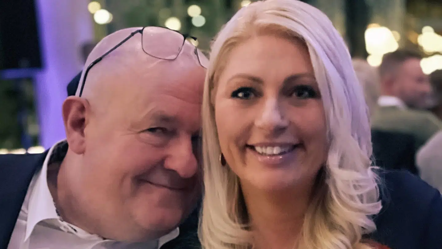 Maja Torp (V) og Torben Nielsen har været kærester i et halvt år nu. Foto: Privat