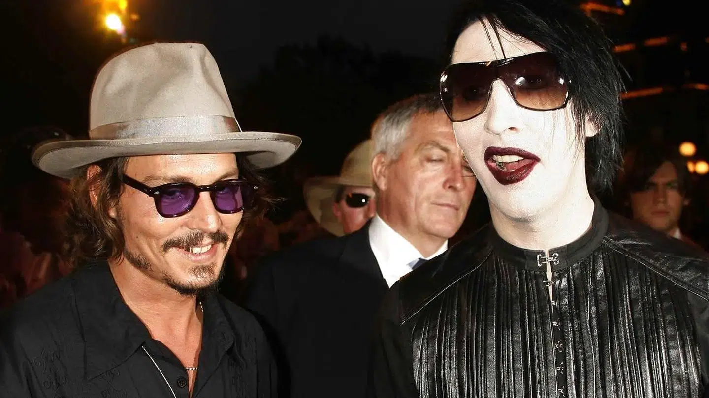 Johnny Depp og Marilyn Manson i 2006.
