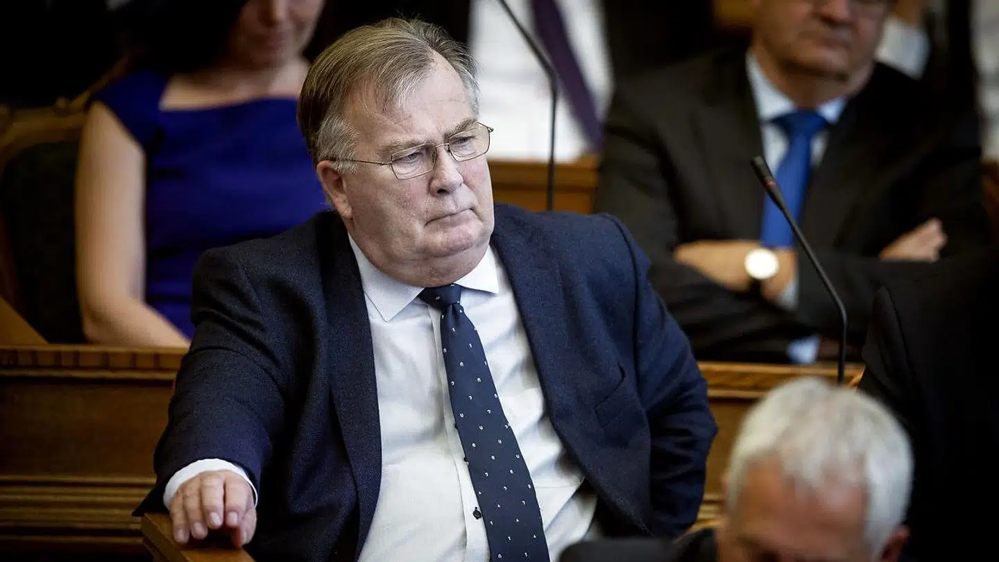 Claus Hjort Frederiksen under Folketingets åbning på Christiansborg tirsdag 1. oktober 2019. Han er i dag fortsat sigtet for landsforræderi.