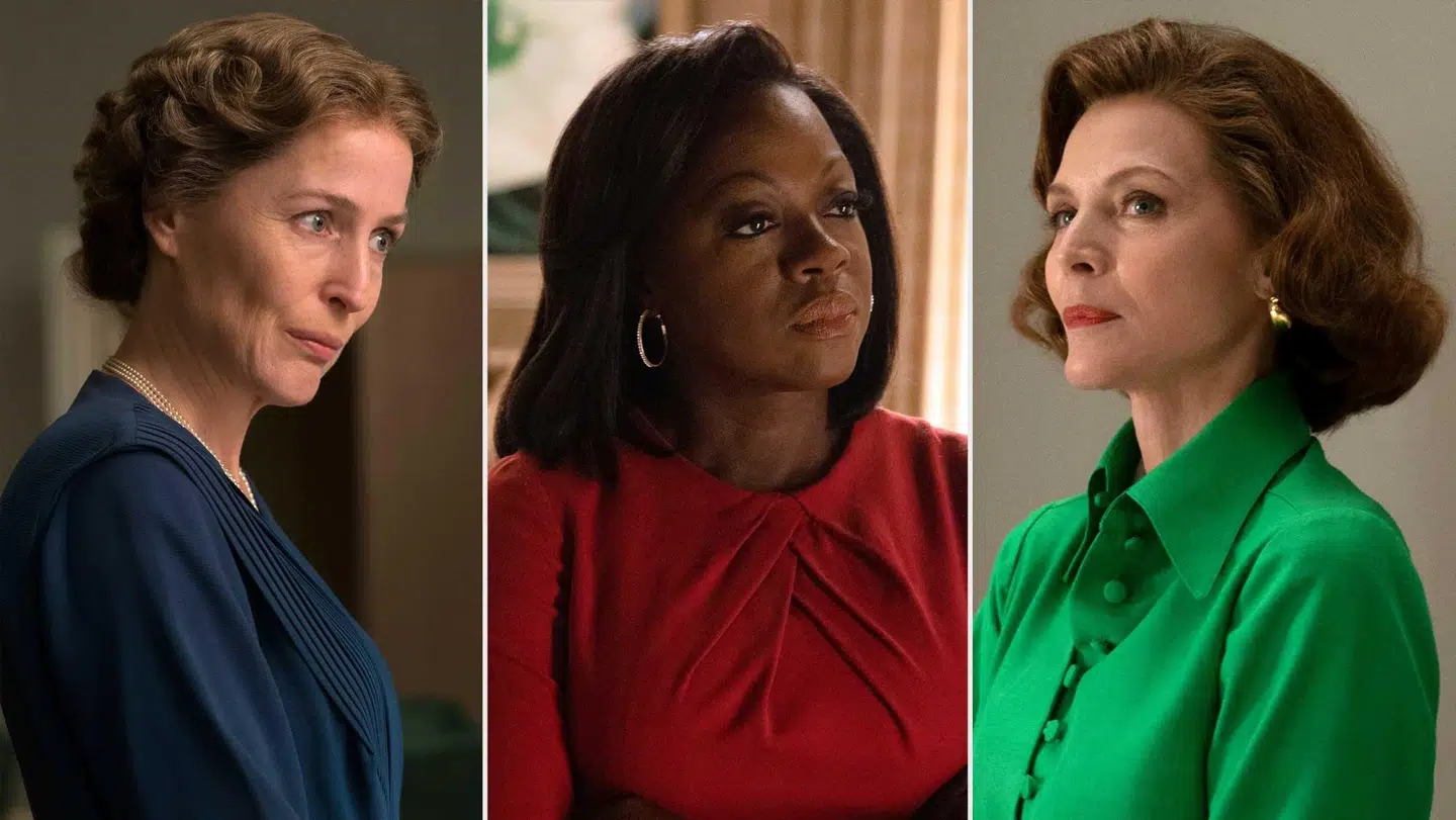 I Susanne Bier-serien 'The First Lady' portrætterer Gillian Anderson, Viola Davis og Michelle Pfeiffer de tidligere amerikanske præsidentfruer Eleanor Roosevelt, Michelle Obama og Betty Ford.