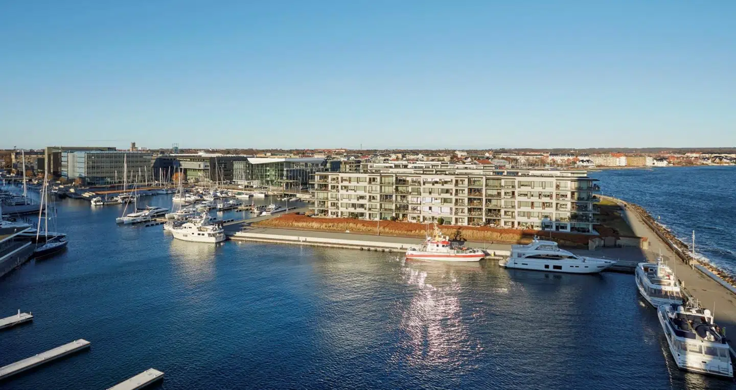 Udsigten fra de kommende lejligheder på Tuborg Strandeng fejler ikke noget. Foto: Home