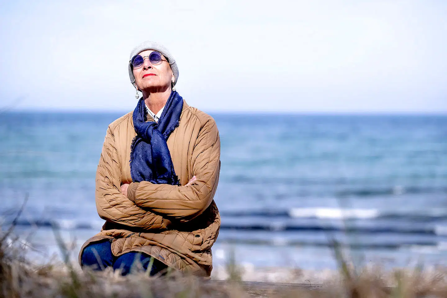 Ilse Jacobsen blev i 2021 ramt af kræft. Nu har hun endelig lagt den sidste kemo-behandling bag sig. Foto Bax Lindhardt.