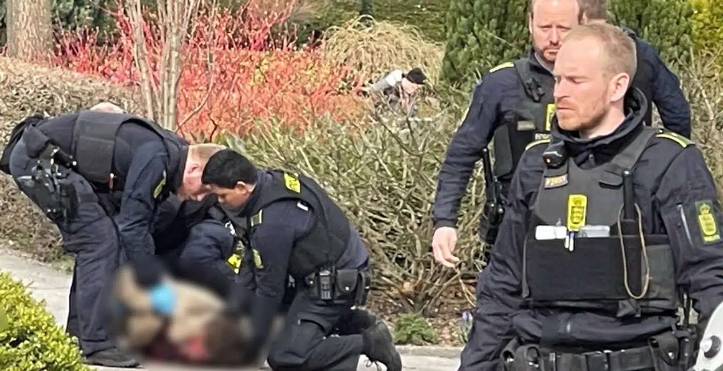 Politiet anholdt en mand på Helsingør Kirkegård onsdag formiddag.