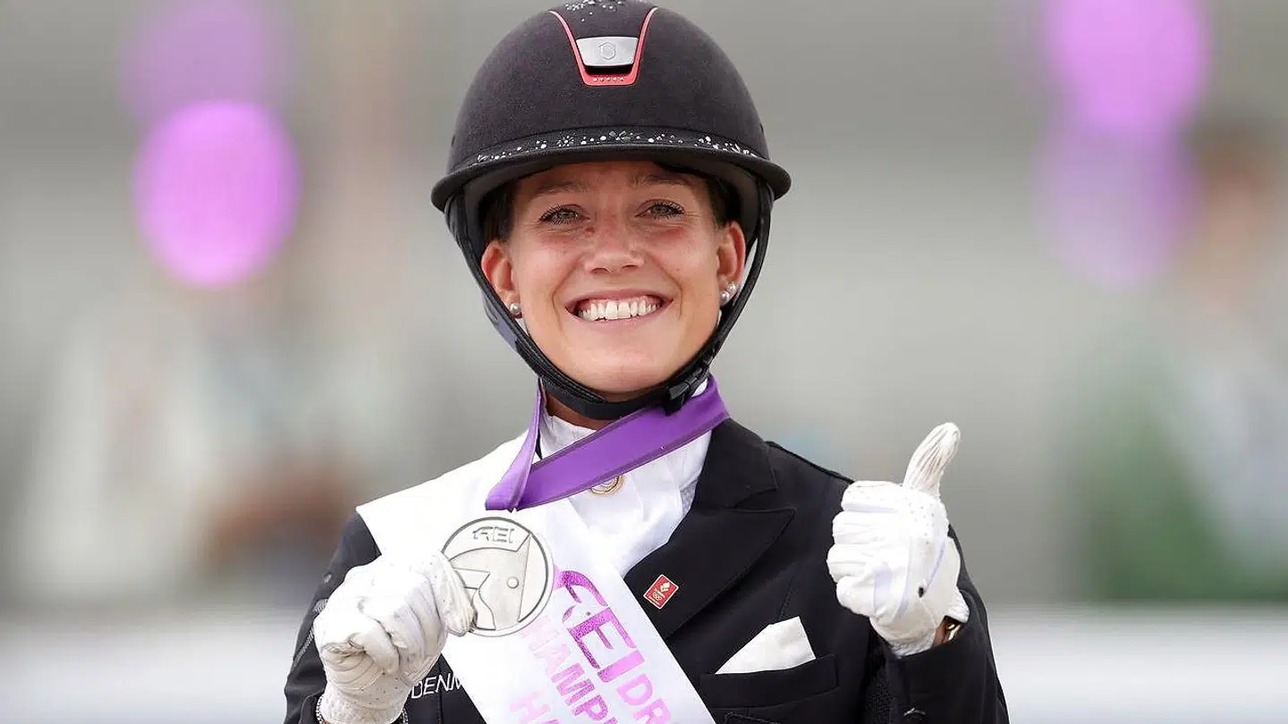 Cathrine Dufour vandt lørdag EM-sølv i den sværeste klasse af alle, Grand Prix Freestyle.
