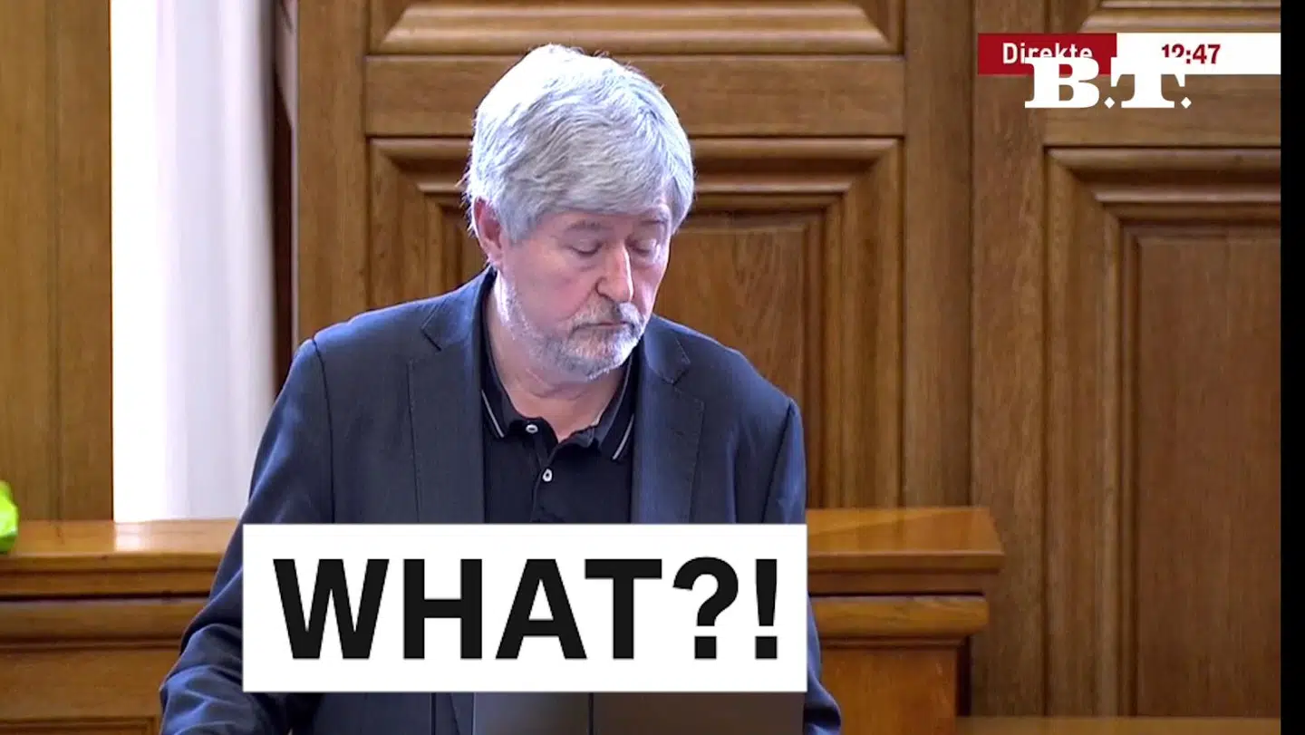 Søren Søndergaards kommentar fik statsministeren til at udbryde et rungende »what«