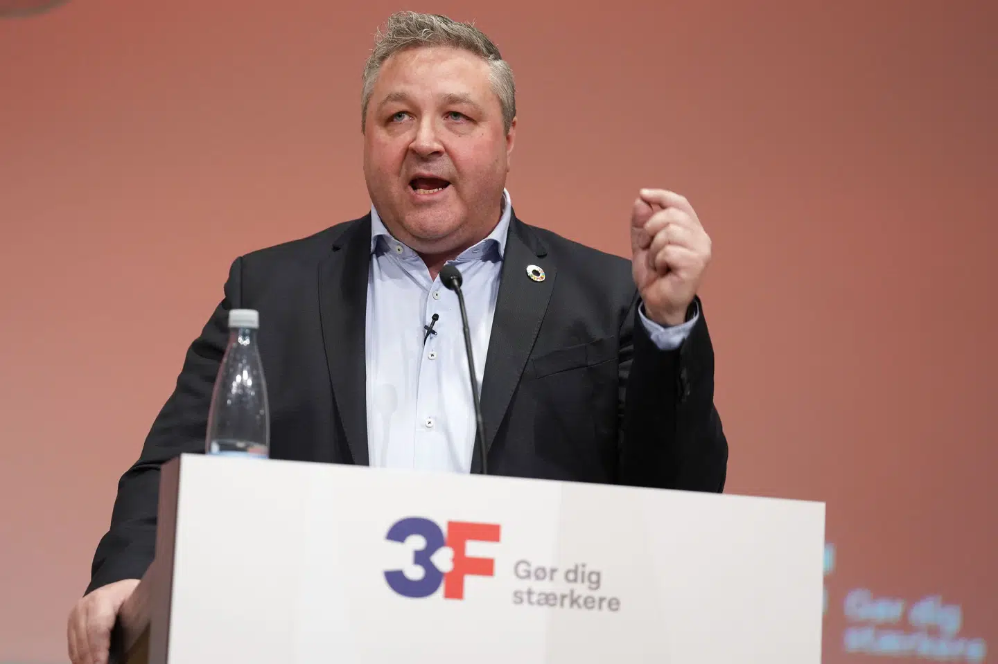 3F vælger Henning Overgaard som ny formand på en ekstraordinær kongres i Odense Congress Center, fredag den 8. april 2022. Claus Fisker/Ritzau Scanpix