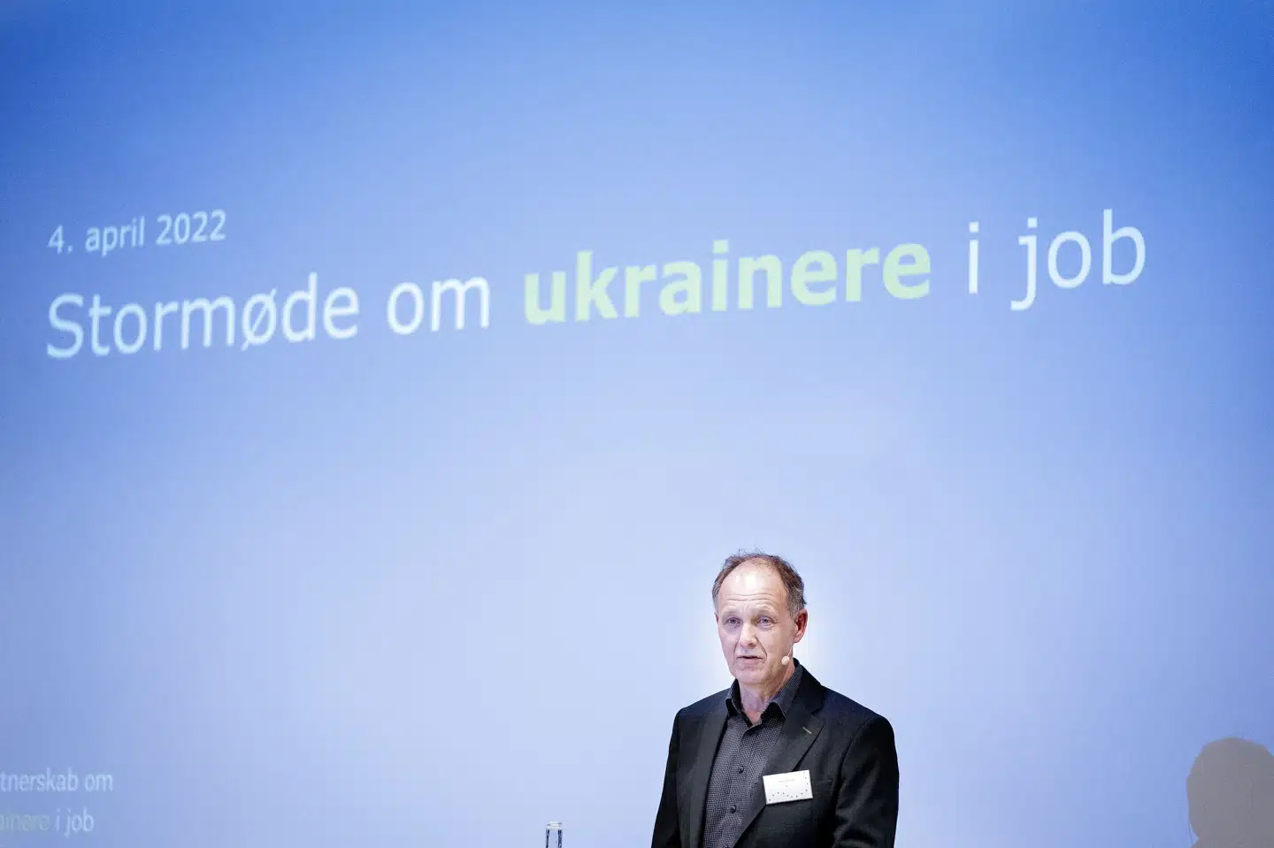 Mandag var der indkaldt til stormøde for politikere og erhvervsfolk om mulighederne for at få ukrainere ind på det danske arbejdsmarked. Tirsdag følger erhvervsorganisationen DI op med et møde med 58 kommuner. (Arkivfoto). Liselotte Sabroe/Ritzau Scanpix