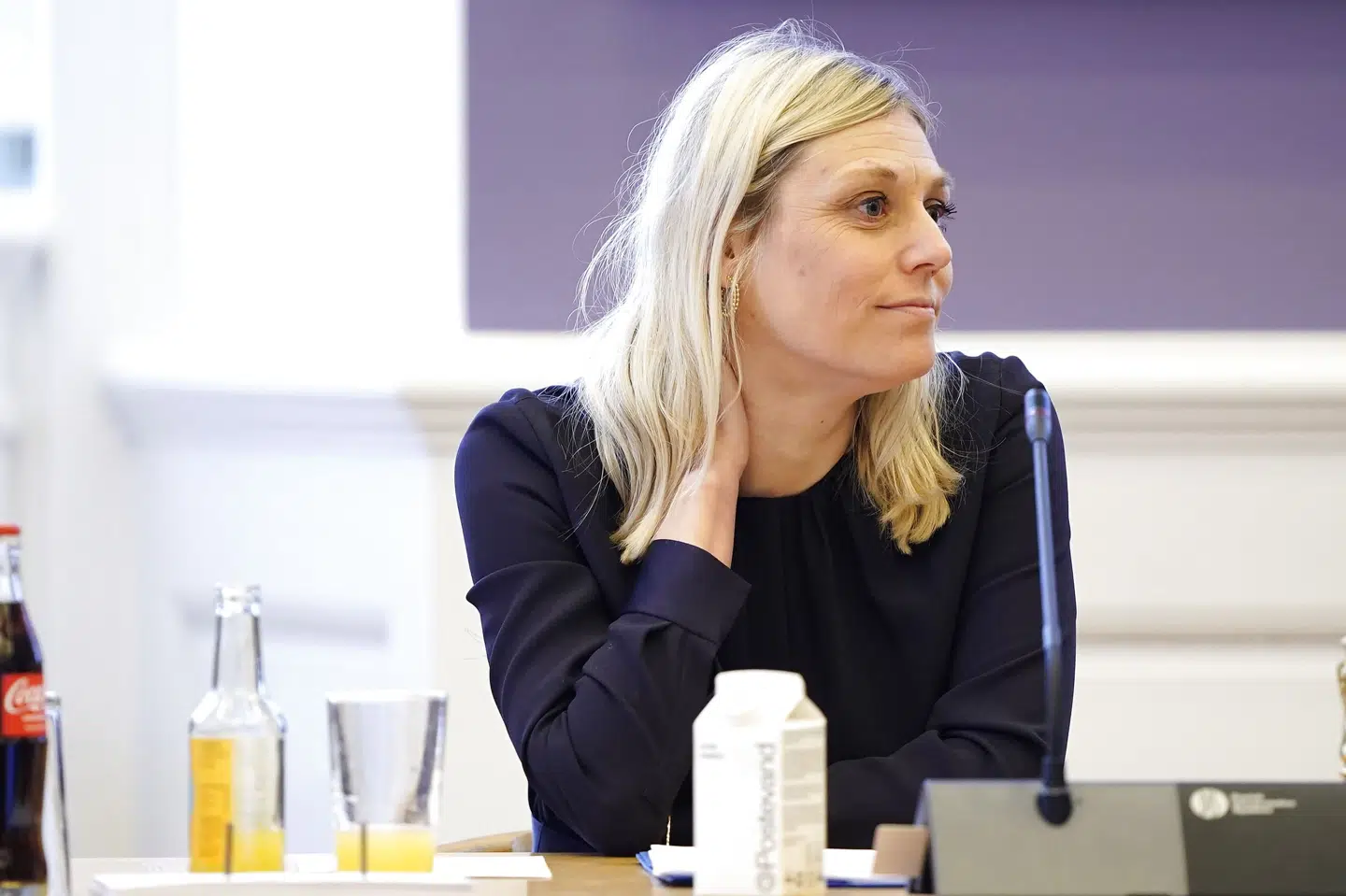 Transportminister Trine Bramsen (S) har torsdag i et samråd skulle svare for sig om Lynetteholm-projektet. Tidligere torsdag har hun aftalt med partierne bag projektet, at en sommer-pause i klapning af slam i Køge Bugt skal bruges på undersøge alternativer. Liselotte Sabroe/Ritzau Scanpix