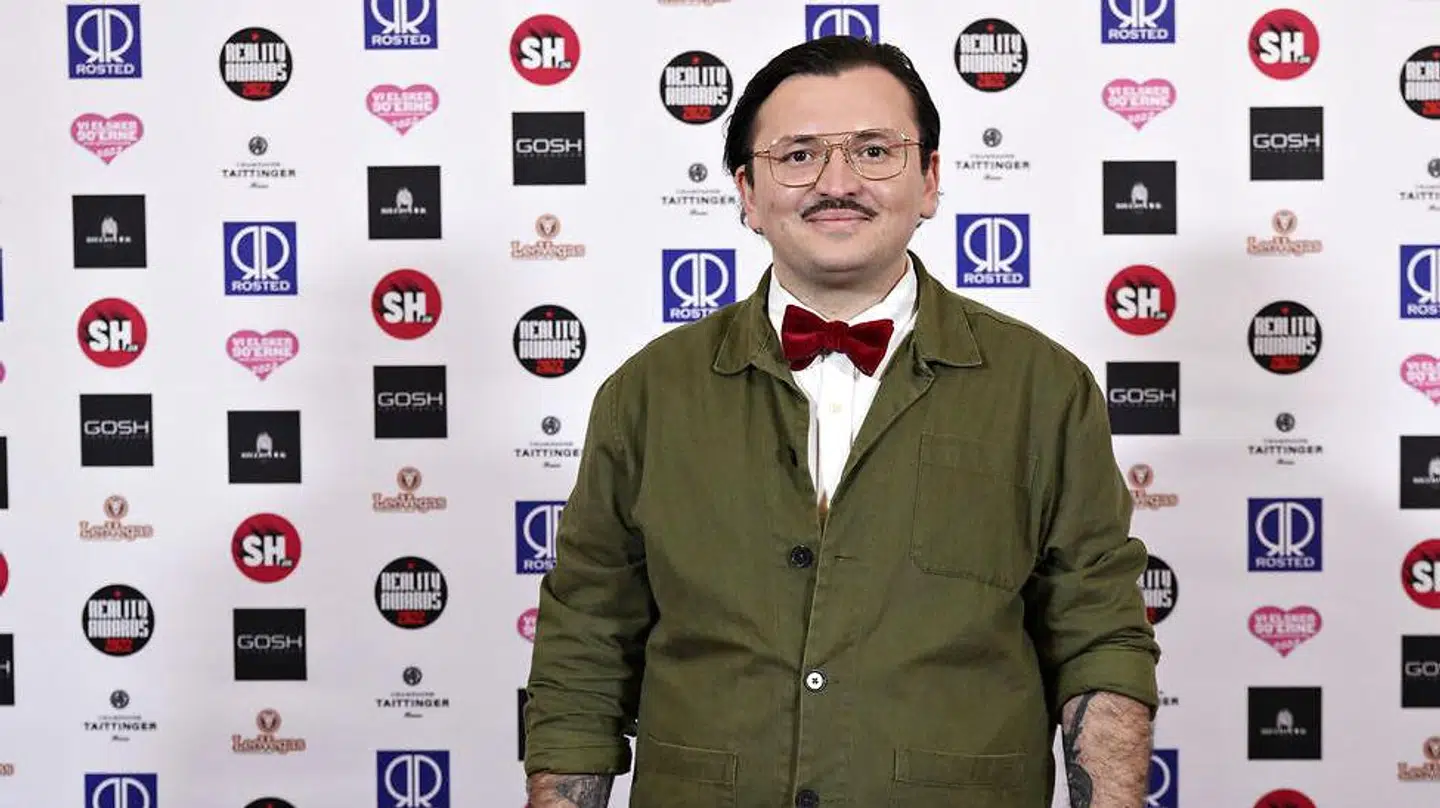 Umut Sakarya på den røde løber til Reality Awards 2022 på Docken i København fredag den 18. marts 2022.